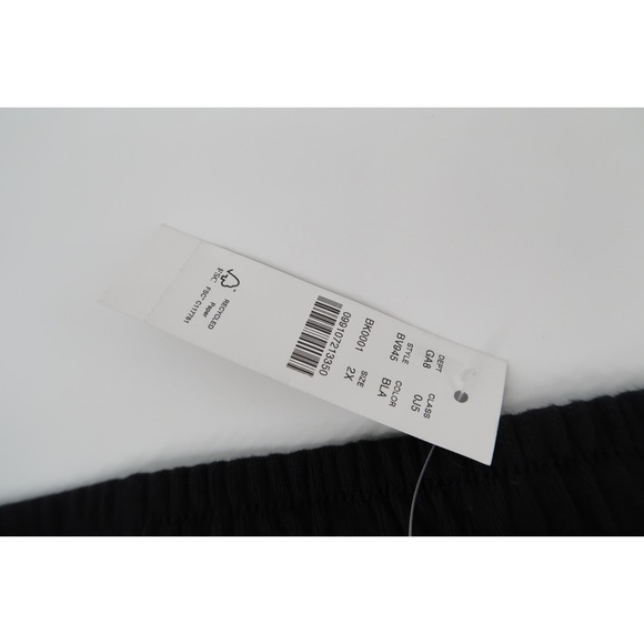 J. Crew Women's 2X Relaxed Heritage Fleece Sweatpants Black Size 2XL BV945 New - Picture 4 of 11